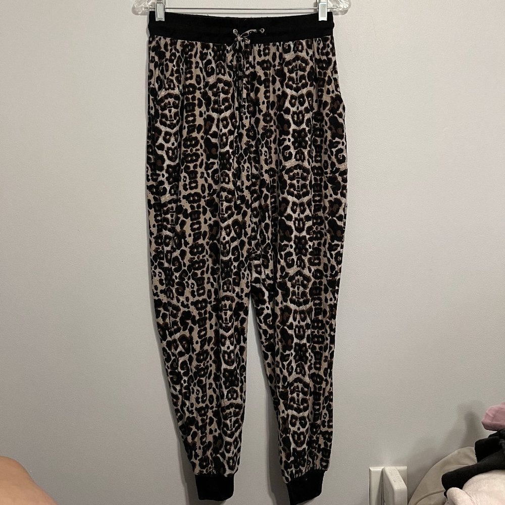 Cheetah Print Joggers